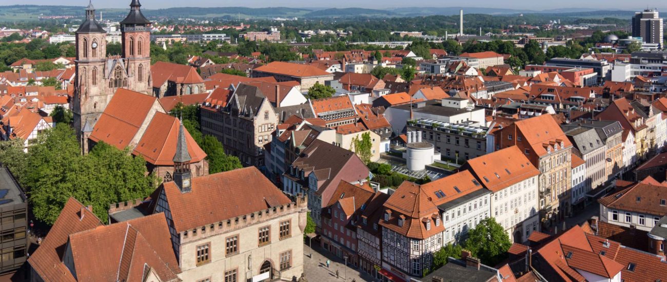 Luftbild der Göttinger Innenstadt, Foto: Michael Mehle